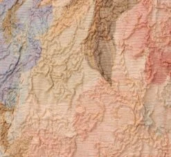 Adrianna Papell Floral Matelasse Gown In Blush Multi -Allure Attire 081903250 BLH Regular Alternate