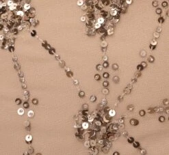 Adrianna Papell One Shoulder Beaded Gown In Nude -Allure Attire 091860320 NUD Regular Alternate