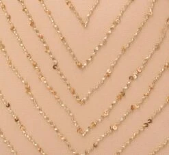 Adrianna Papell Art Deco Beaded Blouson Gown In Champ Gold 11 Adrianna Papell Art Deco Beaded Blouson Gown In Champ Gold -Allure Attire 091866700 CPG Regular Alternate