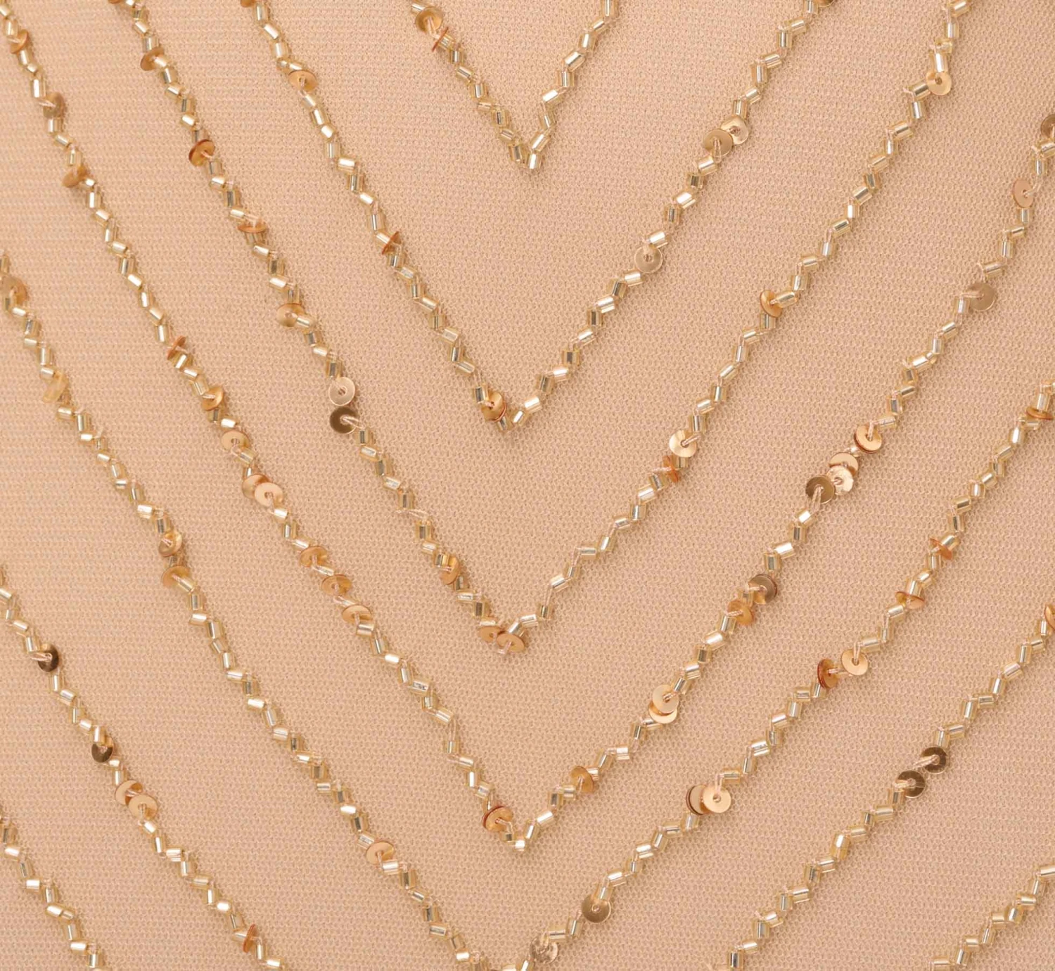 Adrianna Papell Art Deco Beaded Blouson Gown In Champ Gold 6 Adrianna Papell Art Deco Beaded Blouson Gown In Champ Gold - Image 6