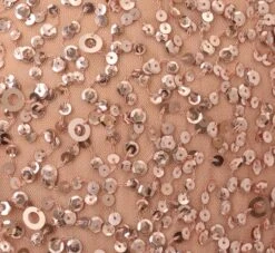 Adrianna Papell Scoop Back Sequin Gown In Rose Gold -Allure Attire 091874600 AA958 Regular Alternate