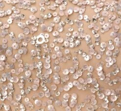 Adrianna Papell Scoop Back Sequin Gown In Champagne -Allure Attire 091874600 CHA Regular Alternate