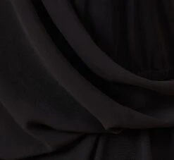 Adrianna Papell Asymmetrical Draped Dress In Black -Allure Attire AP1D102595 AA002 Regular Alternate