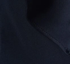 Adrianna Papell Satin Crepe Ruffled Cropped Jumpsuit In Dark Navy -Allure Attire AP1D104719 AV410 Regular Alternate