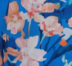 Adrianna Papell Floral-Print Chiffon Short Wrap Dress In Blue Multi 11 Adrianna Papell Floral-Print Chiffon Short Wrap Dress In Blue Multi -Allure Attire AP1D104808 AA461 Regular Alternate