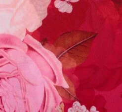 Adrianna Papell Plus Size Floral Print Smocked Chiffon Short Dress In Pink Multi -Allure Attire AP1D104963 AE970 Plus Alternate