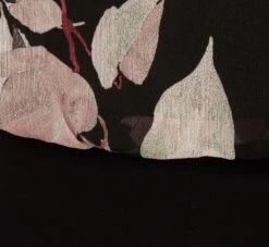 Adrianna Papell Plus Size Off The Shoulder Jumpsuit With Floral Embroidered Bodice In Black Multi -Allure Attire AP1D105037 AA963 Plus Alternate