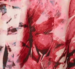 Adrianna Papell Floral Chiffon Midi Dress With Cutout Halter Neckline In Pink Multi -Allure Attire AP1D105041 AE970 Regular Alternate