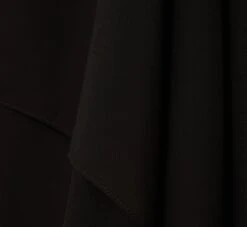 Adrianna Papell Plus Size Sleeveless Chiffon Dress With Cascading Details In Black -Allure Attire AP1D105051 AA002 Plus Alternate