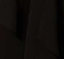 Adrianna Papell Sleeveless Chiffon Dress With Cascading Details In Black -Allure Attire AP1D105051 AA002 Regular Alternate