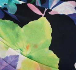 Adrianna Papell Multicolor Floral Jersey Midi Dress With One Shoulder Neckline In Dark Navy Multi -Allure Attire AP1D105082 BF410 Regular Alternate