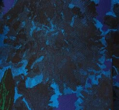 Adrianna Papell High Low Halter Floral Jacquard Dress With Ruffle Details In Blue Multi -Allure Attire AP1D105119 AA461 Regular Alternate