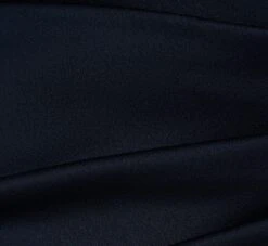 Adrianna Papell Satin Crepe Three Quarter Sleeve Jumpsuit With Buckle Waist In Dark Navy -Allure Attire AP1D105207 AV410 Regular Alternate