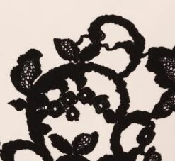 Adrianna Papell Sleeveless Peplum Jumpsuit With Scroll Lace Details In Ivory Black 11 Adrianna Papell Sleeveless Peplum Jumpsuit With Scroll Lace Details In Ivory Black -Allure Attire AP1D105210 AA173 Regular Alternate