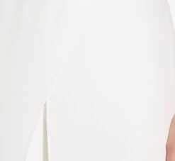 Adrianna Papell Sleeveless Asymmetrical Jumpsuit In Ivory -Allure Attire AP1E207760 AB194 Regular Detail