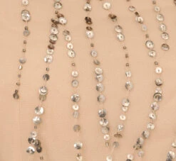 Adrianna Papell Hand-Beaded Blouson Long Gown In Nude -Allure Attire AP1E210157 AB267 Regular Alternate