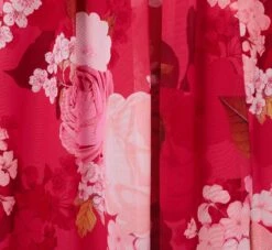 Adrianna Papell Floral Print One Shoulder Chiffon Long Gown In Pink Multi -Allure Attire AP1E210404 AE970 Regular Alternate