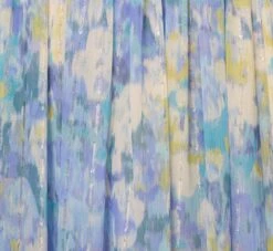 Adrianna Papell Watercolor Floral Print Gown With Off The Shoulder Neckline In Blue Multi -Allure Attire AP1E210484 AA461 Regular Alternate