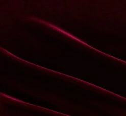 Adrianna Papell Sleeveless Shirred Velvet Mermaid Gown With Ruffle Accent In Burgundy -Allure Attire AP1E210662 AC506 Regular Alternate