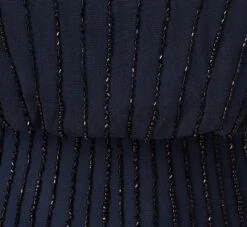 Adrianna Papell Line Beaded Blouson Mermaid Gown With Halter Neckline In Navy Black -Allure Attire AP1E210842 AB410 Regular Alternate