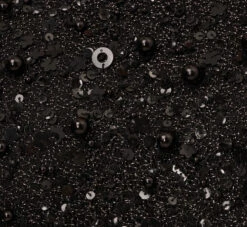 Hand-Beaded Halter Swing Dress In Black -Allure Attire MN1E206806 AA002 Regular Alternate