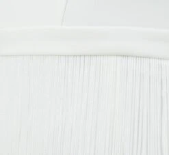 Stretch Crepe Fringe-Trim Short Sheath Cocktail Dress In Ivory -Allure Attire MN1E207813 AA194 Regular Detaill