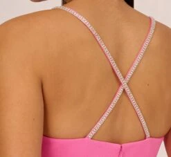 Cowl Neck Column Gown With Draped Details In Pink Parfait -Allure Attire MN1E208136 AF661 Regular Lifestyle