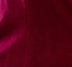Long Sleeve Velvet Tuxedo Dress With Feather Hem In Magenta -Allure Attire MN1E208384 AA520 Regular Alternate